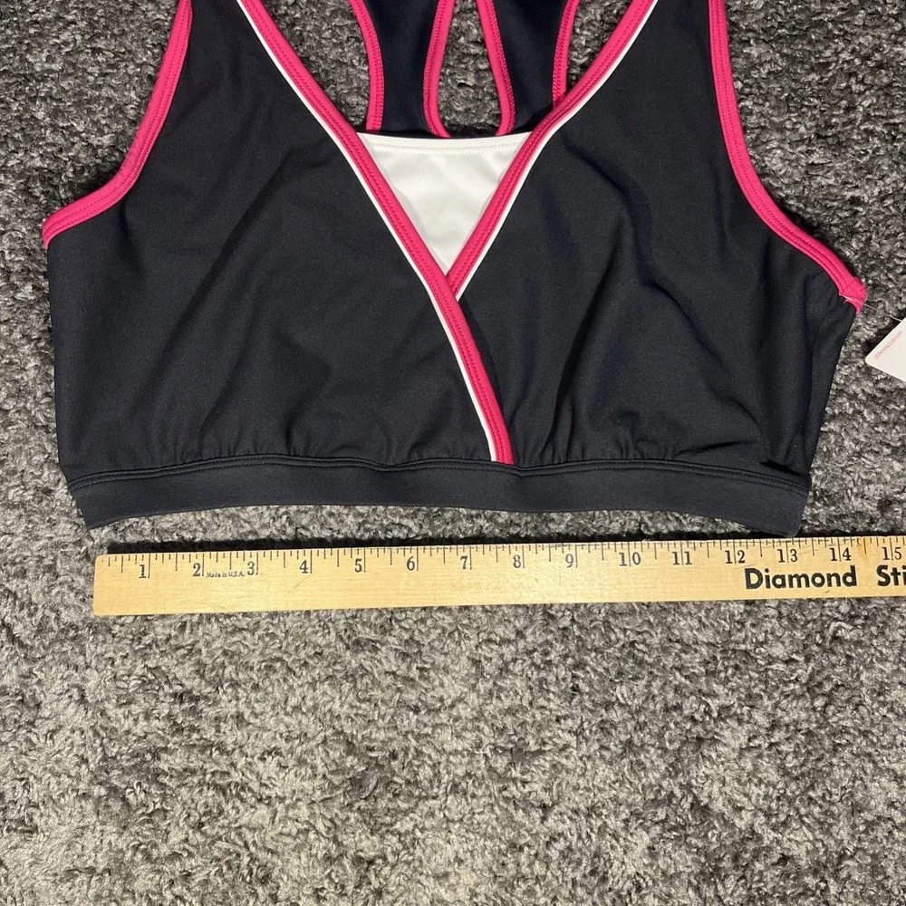 NWT‎ Xersion size XL pink quick dri medium support sports bra womens